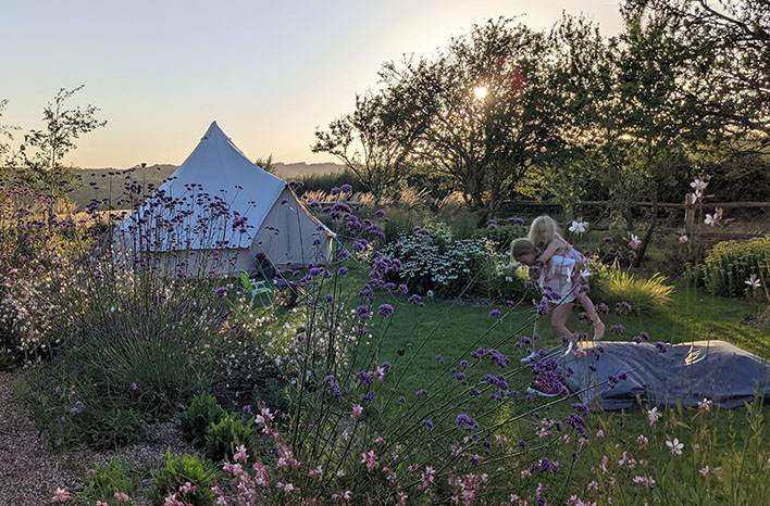 Bilsington Children Playing in the Evening
