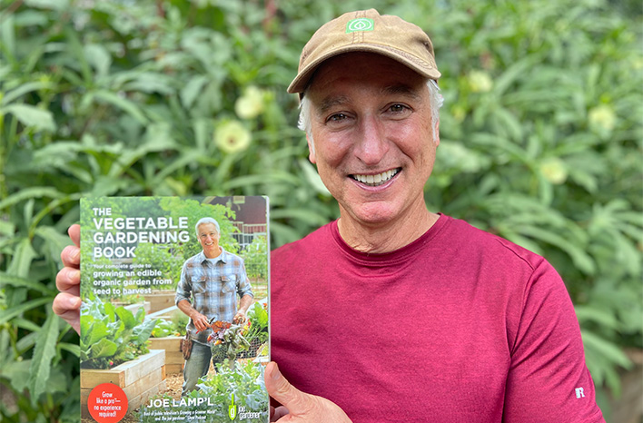 Joe Lamp'l with The Vegetable Gardening Book