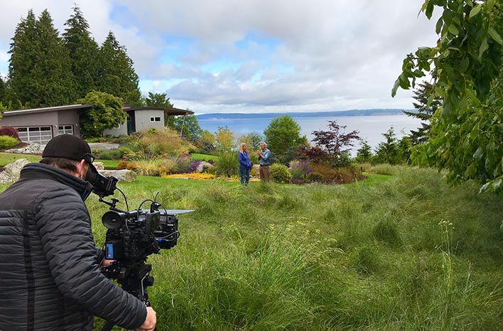 Filming of Growing a Greener World