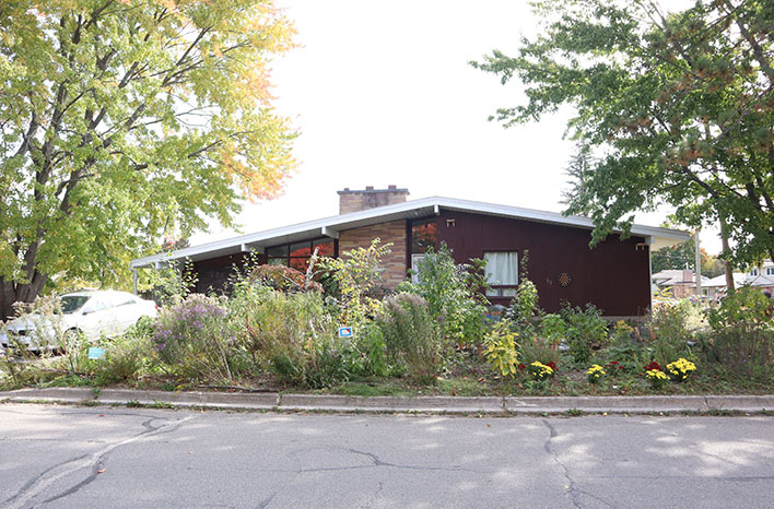 Beth and Craig Sinclair's front yard.