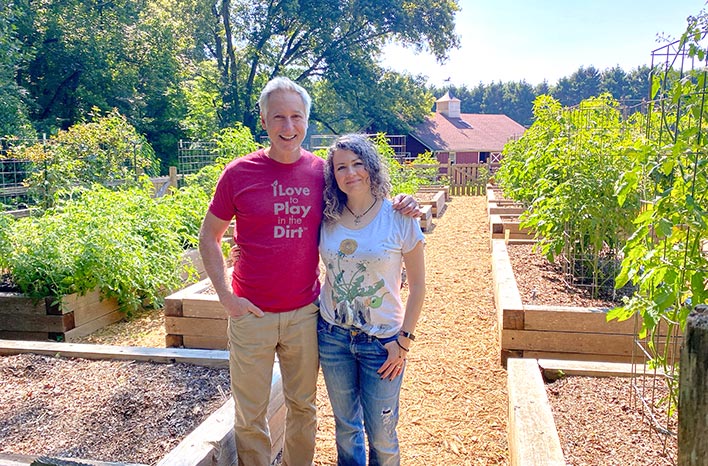 Joe Lamp'l and Amy Prentice